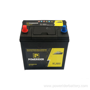 12v 35ah 38B20 mf lead-acid car starting battery